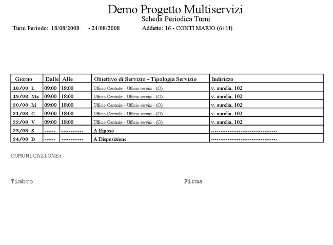 Turno Sett Per Add